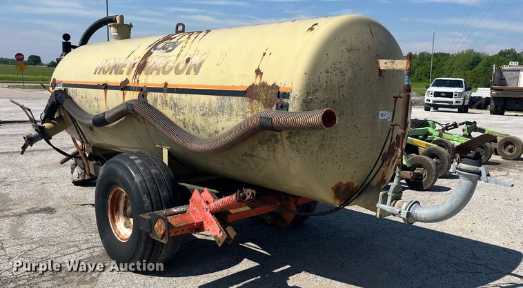 image for item EK8522 Clay Honey Wagon manure spreader