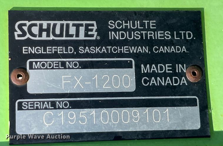 image for item EK8524 Schulte FX-1200 rotary mower