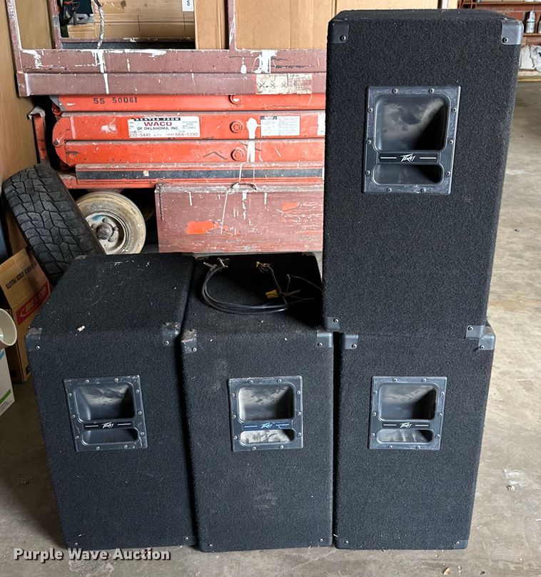 image for item JT9054 (4) Peavey SP-5Ti speakers