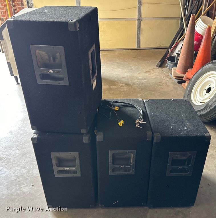 image for item JT9054 (4) Peavey SP-5Ti speakers