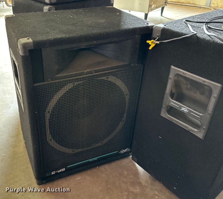 image for item JT9054 (4) Peavey SP-5Ti speakers