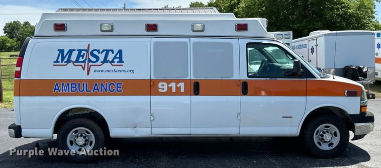 image for item ND9346 2008 Chevrolet Express ambulance