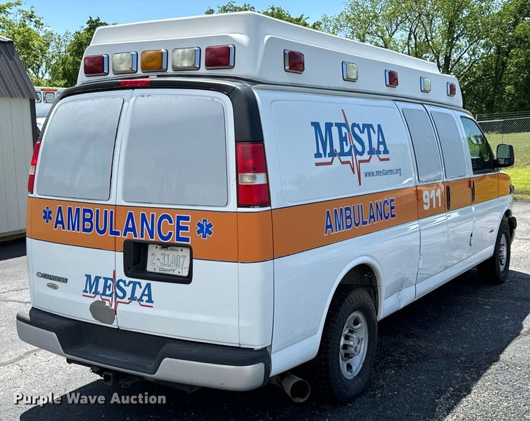 image for item ND9346 2008 Chevrolet Express ambulance