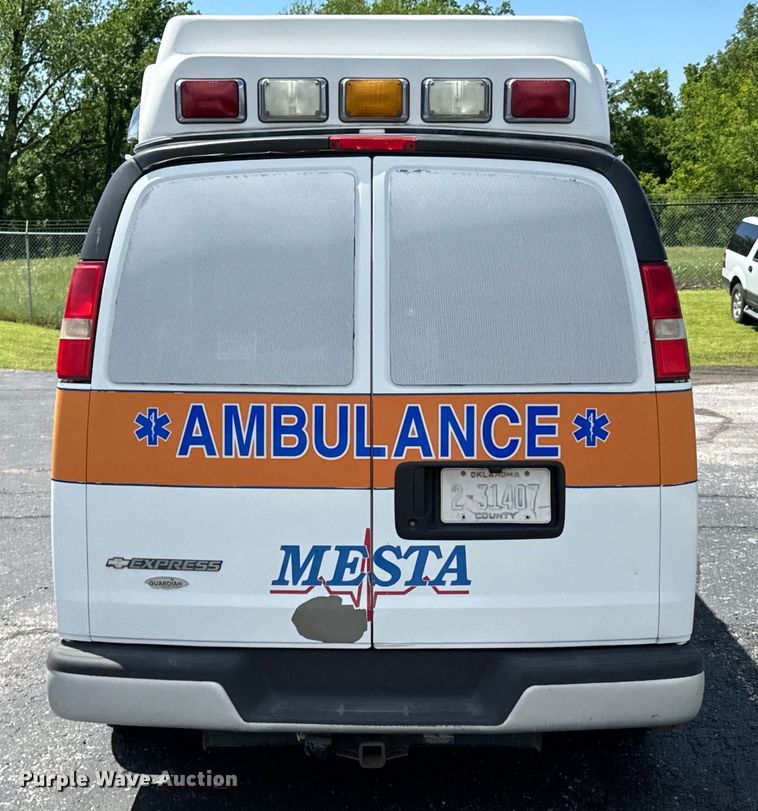 image for item ND9346 2008 Chevrolet Express ambulance