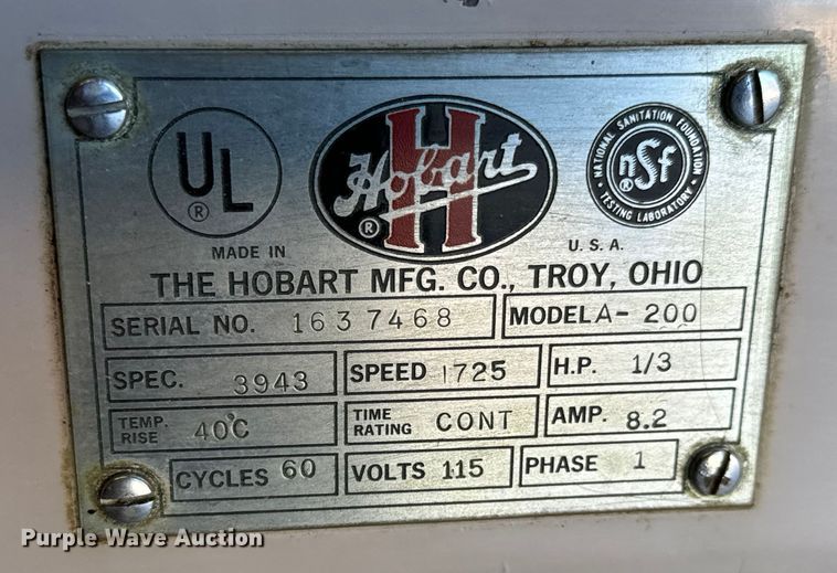 image for item NL9825 Restaurant equipment 