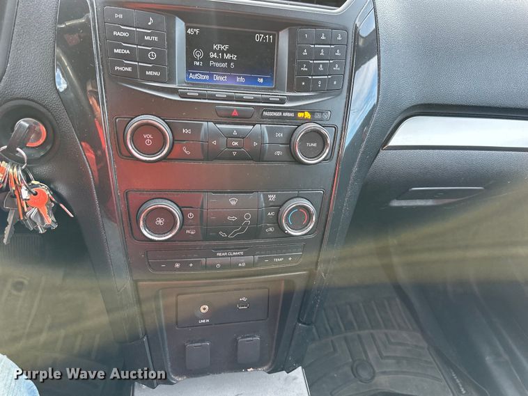 image for item NT9117 2019 Ford Explorer Police Interceptor SUV