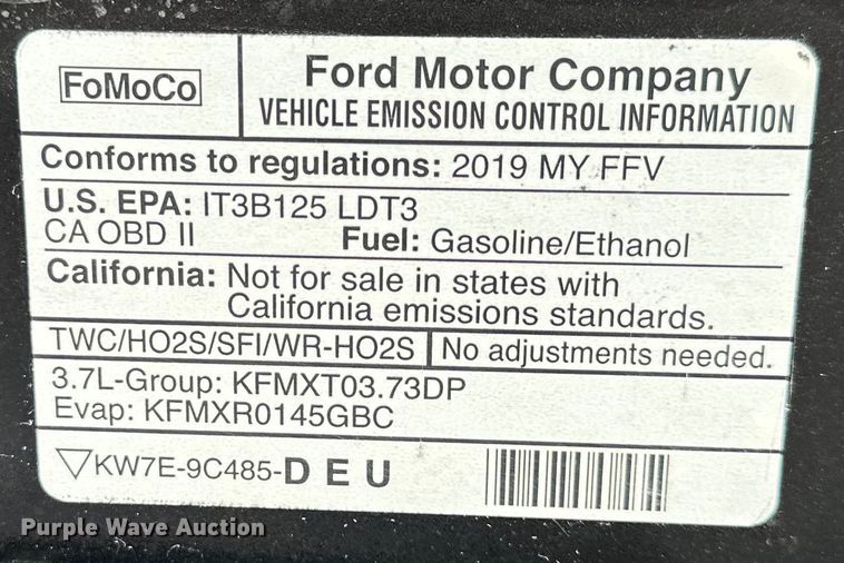 image for item NT9117 2019 Ford Explorer Police Interceptor SUV