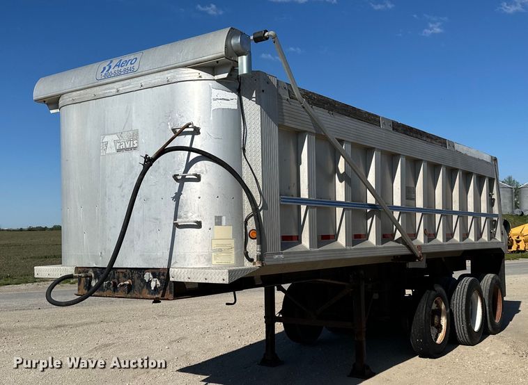 image for item NT9214 1994 Travis  T-102 end dump trailer