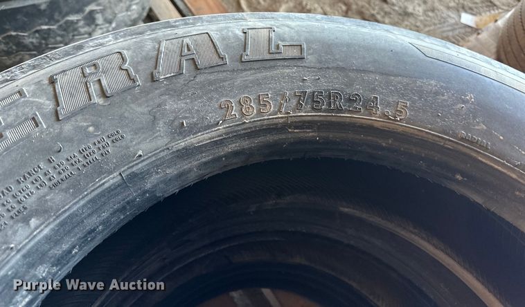 image for item NT9219 (3) 285/75R24.5 tires