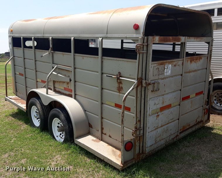 image for item NU9791 1998 WW livestock trailer