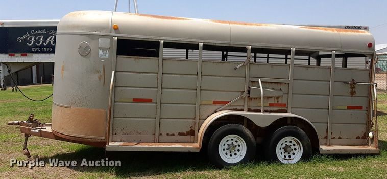 image for item NU9791 1998 WW livestock trailer