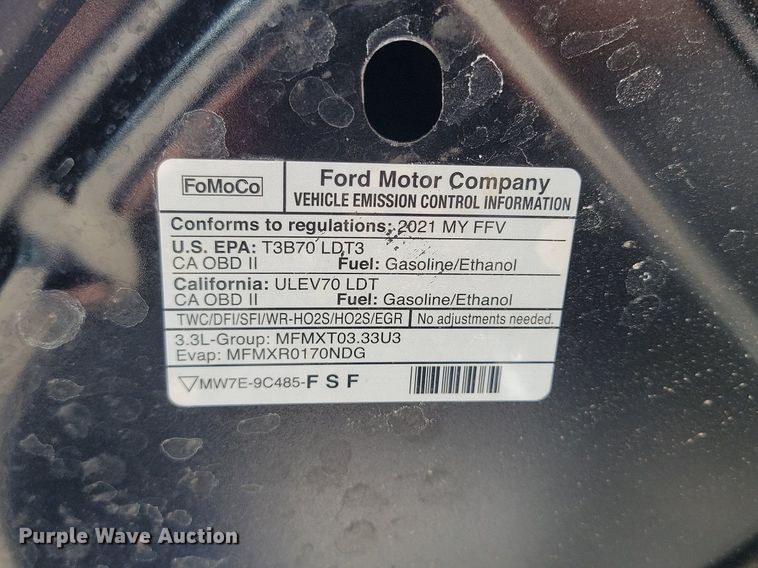 image for item NZ9842 2021 Ford  Explorer Police Interceptor  SUV