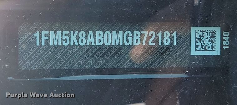 image for item NZ9842 2021 Ford  Explorer Police Interceptor  SUV