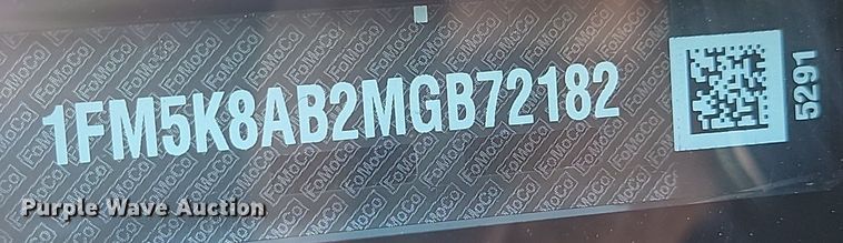 image for item NZ9843 2021 Ford  Explorers Police Interceptor  SUV