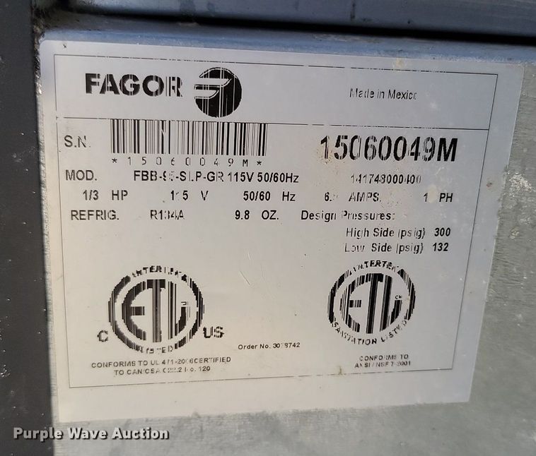 image for item NZ9845 Fagor draw beer cooler