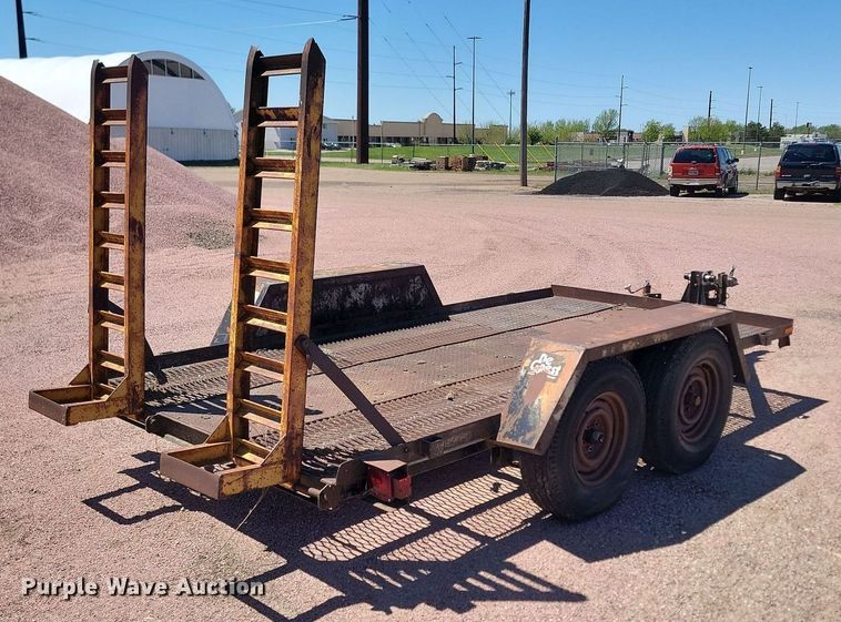 image for item NZ9847 1982 Degest utility trailer