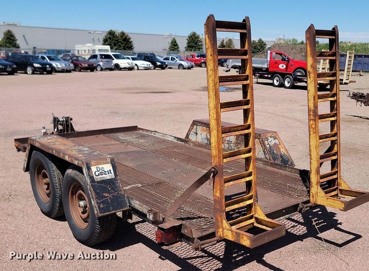 image for item NZ9847 1982 Degest utility trailer