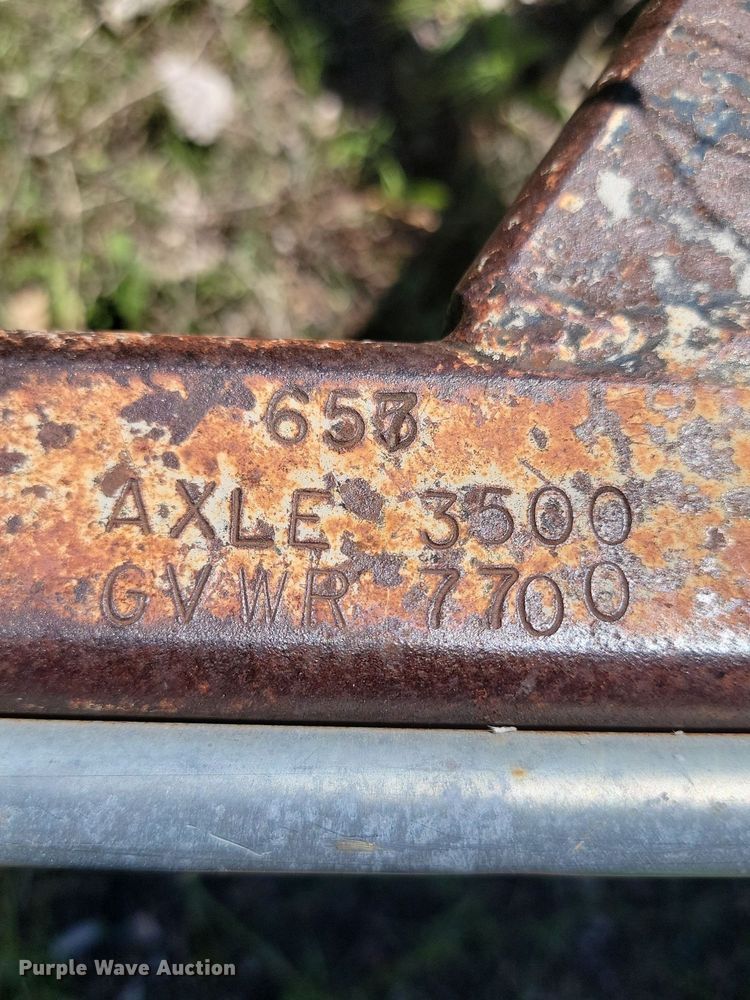 image for item NZ9847 1982 Degest utility trailer