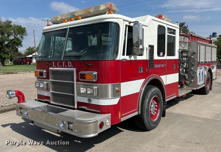 image for item OI9108 1995 Pierce pumper fire truck