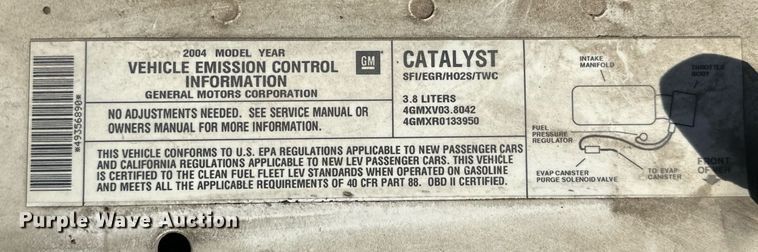 image for item OM9868 2004 Chevrolet  Impala  