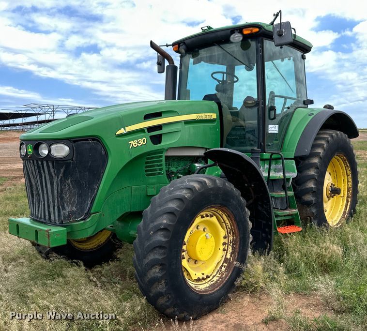 2010 John Deere 7630 MFWD tractor in Hollis, OK Item DG4421 for sale