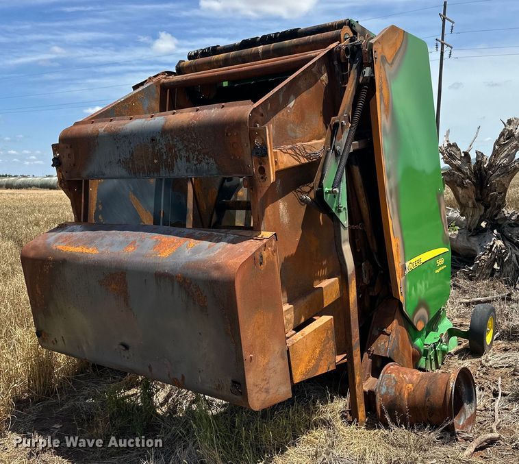 image for item DK6608 2013 John Deere  569 Mega Wide Plus  round baler