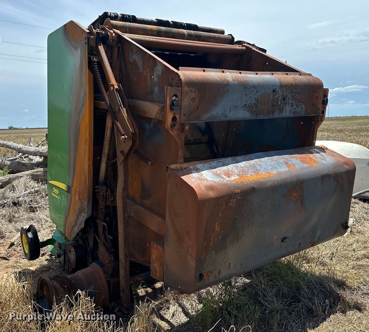 image for item DK6608 2013 John Deere  569 Mega Wide Plus  round baler