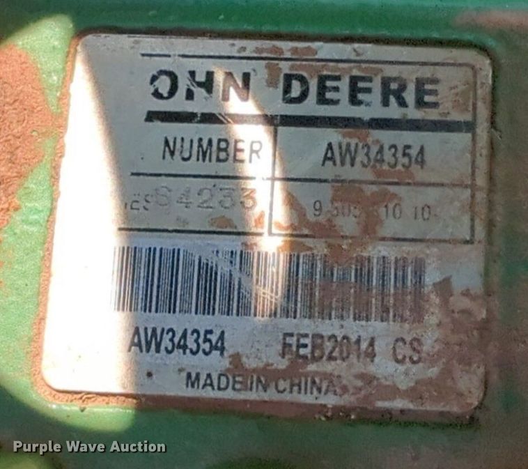 image for item DN3841 John Deere CX15 batwing rotary mower