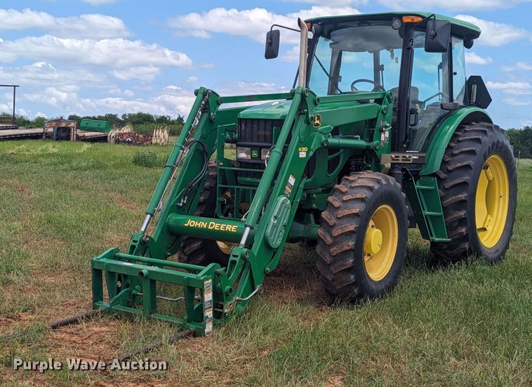 image for item DN3843 2012 John Deere 6115D MFWD tractor