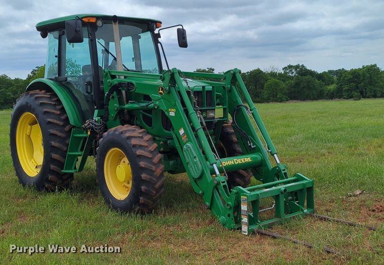 image for item DN3843 2012 John Deere 6115D MFWD tractor