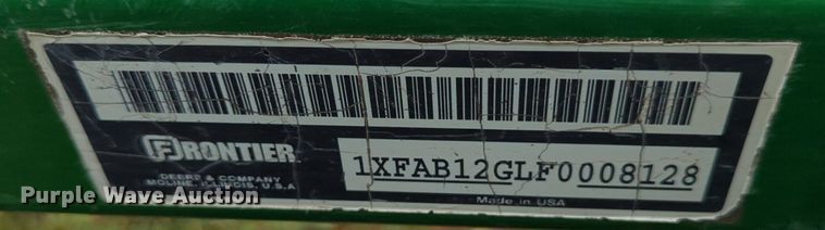 image for item DN3843 2012 John Deere 6115D MFWD tractor