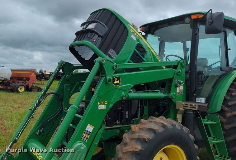 image for item DN3843 2012 John Deere 6115D MFWD tractor