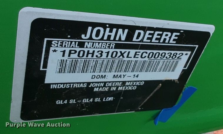 image for item DN3843 2012 John Deere 6115D MFWD tractor