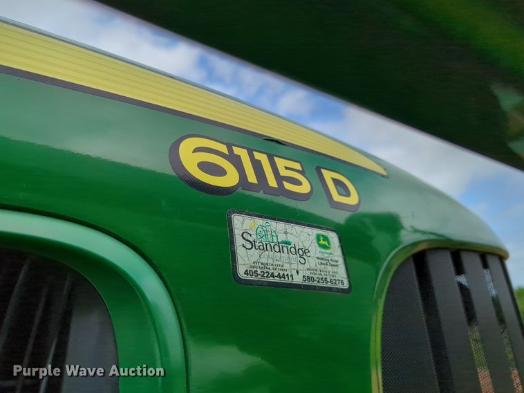 image for item DN3843 2012 John Deere 6115D MFWD tractor