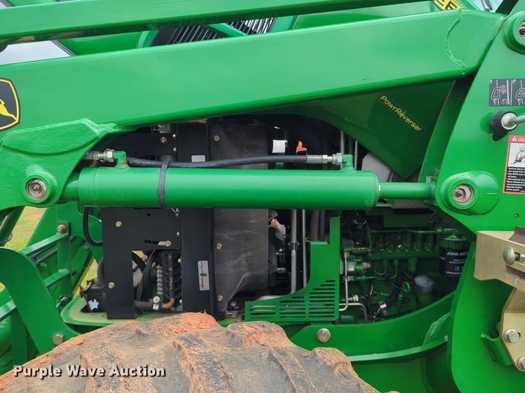 image for item DN3843 2012 John Deere 6115D MFWD tractor