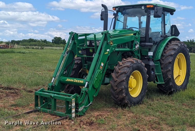 image for item DN3844 2016 John Deere 6135E MFWD tractor