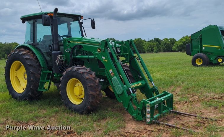 image for item DN3844 2016 John Deere 6135E MFWD tractor