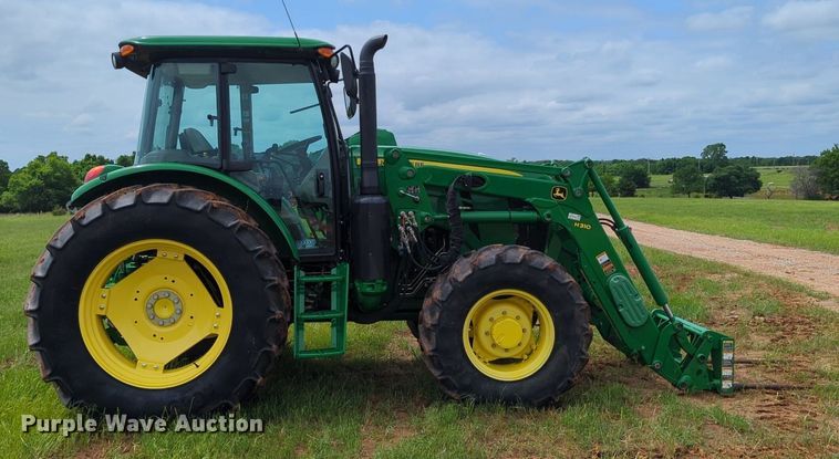 image for item DN3844 2016 John Deere 6135E MFWD tractor