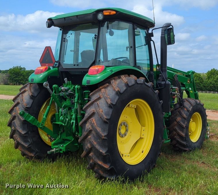 image for item DN3844 2016 John Deere 6135E MFWD tractor