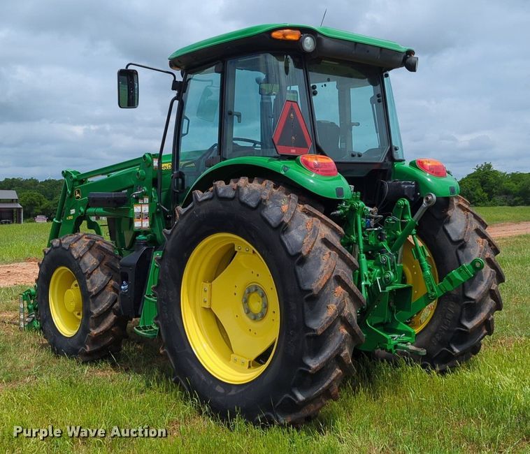 image for item DN3844 2016 John Deere 6135E MFWD tractor