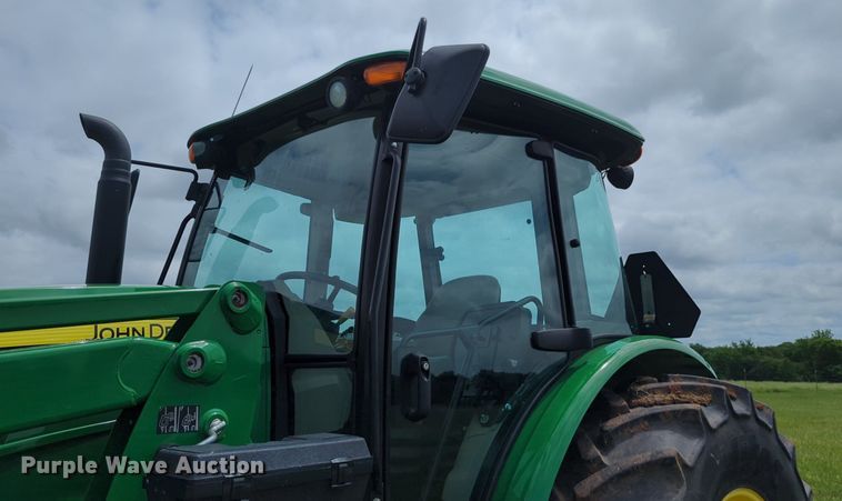 image for item DN3844 2016 John Deere 6135E MFWD tractor