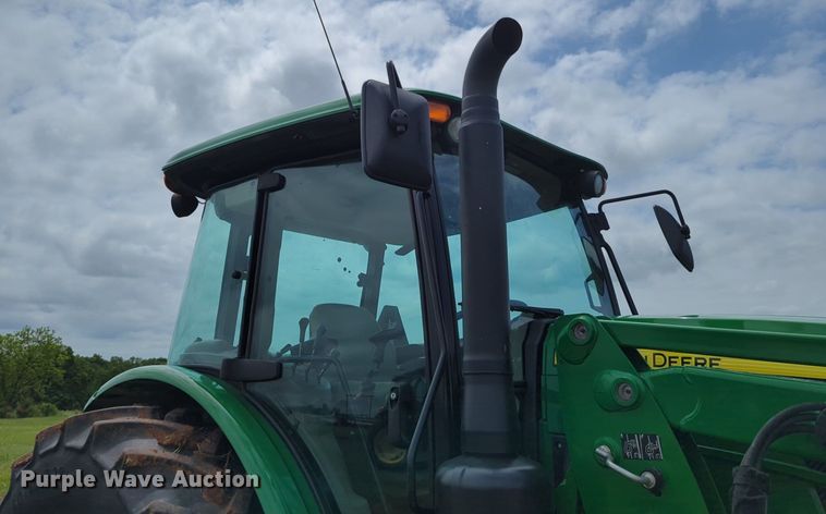 image for item DN3844 2016 John Deere 6135E MFWD tractor