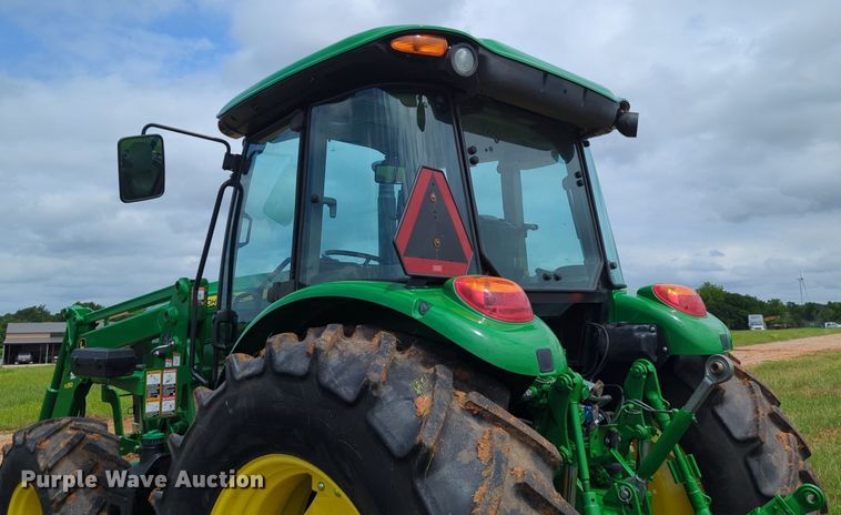 image for item DN3844 2016 John Deere 6135E MFWD tractor