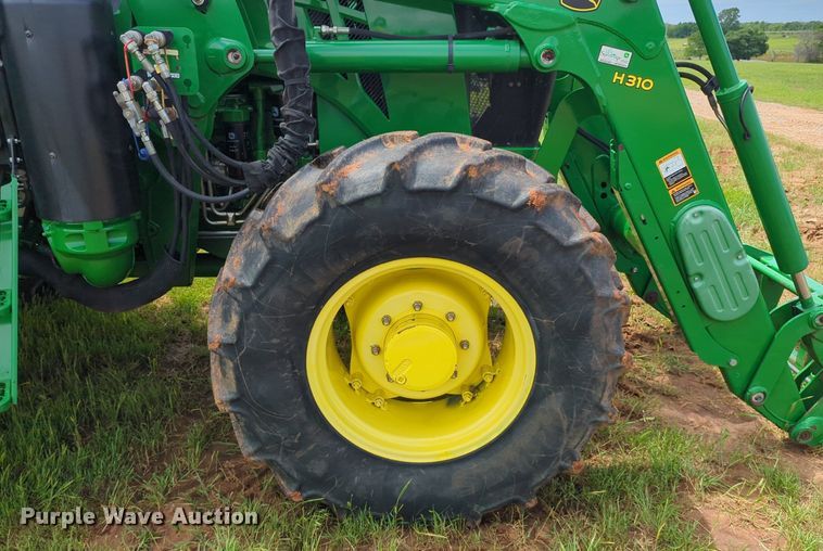 image for item DN3844 2016 John Deere 6135E MFWD tractor