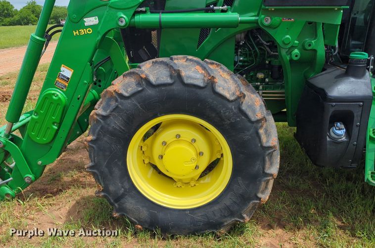 image for item DN3844 2016 John Deere 6135E MFWD tractor