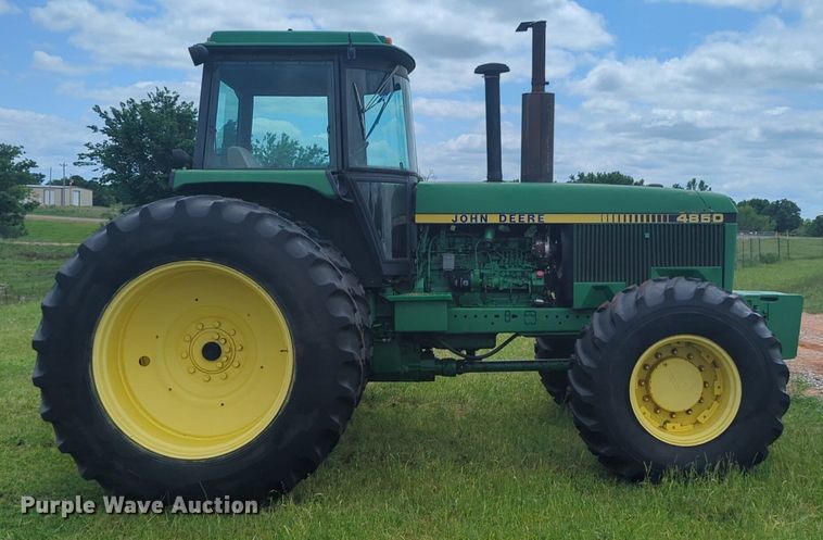 image for item DN3848 1988 John Deere 4850 MFWD tractor