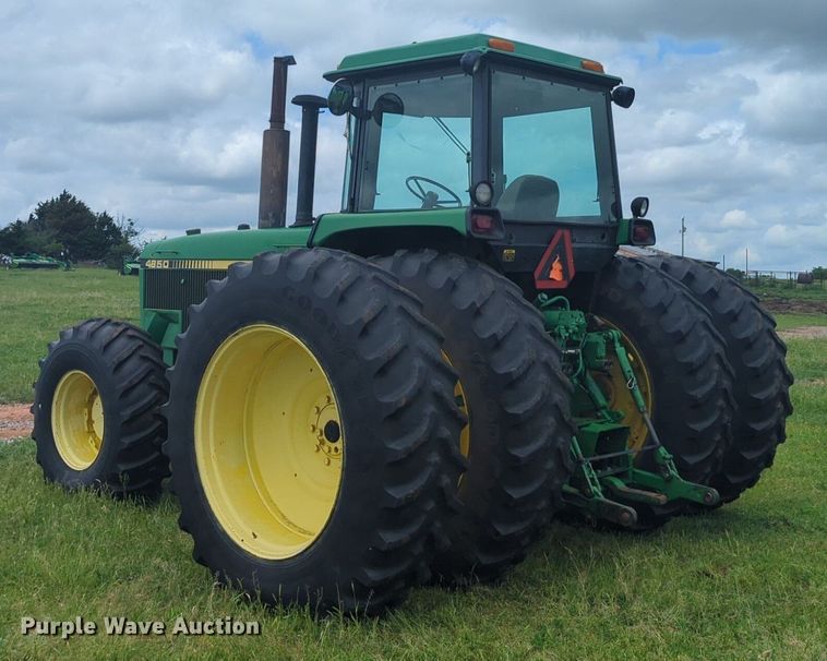 image for item DN3848 1988 John Deere 4850 MFWD tractor