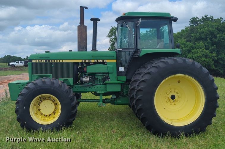 image for item DN3848 1988 John Deere 4850 MFWD tractor