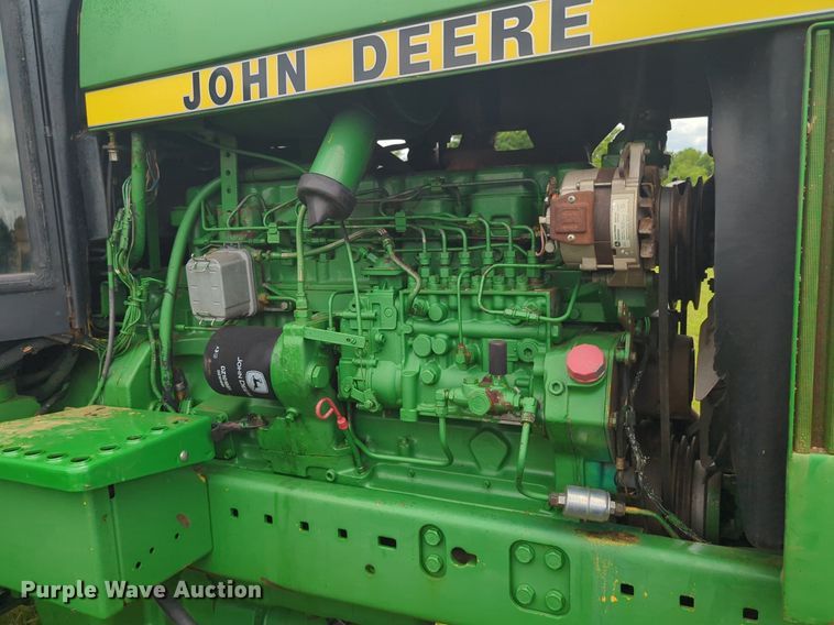 image for item DN3848 1988 John Deere 4850 MFWD tractor