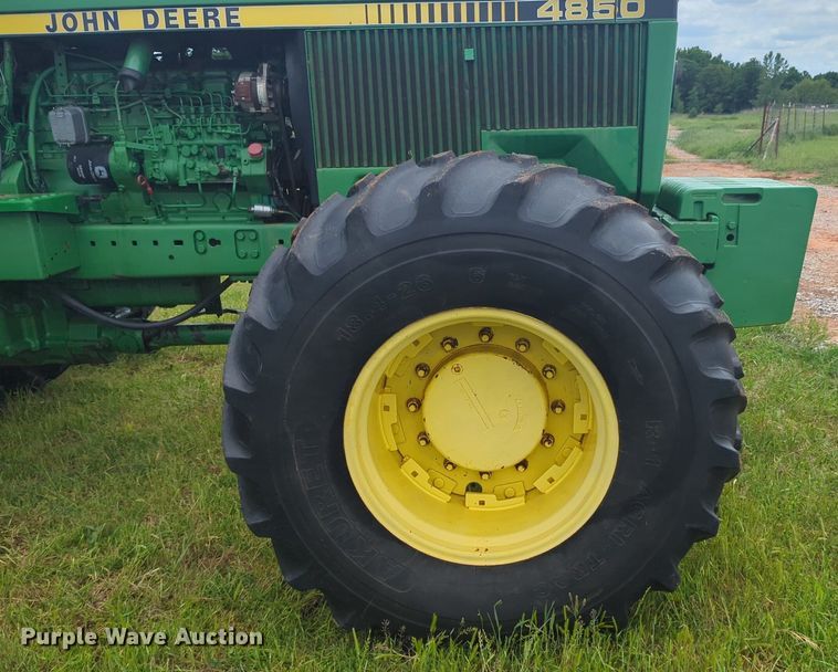 image for item DN3848 1988 John Deere 4850 MFWD tractor